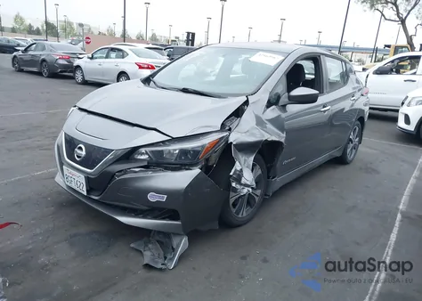 2018 Nissan Leaf Sv z USA, uszkodzony, nr VIN 1N4AZ1CP0JC308655